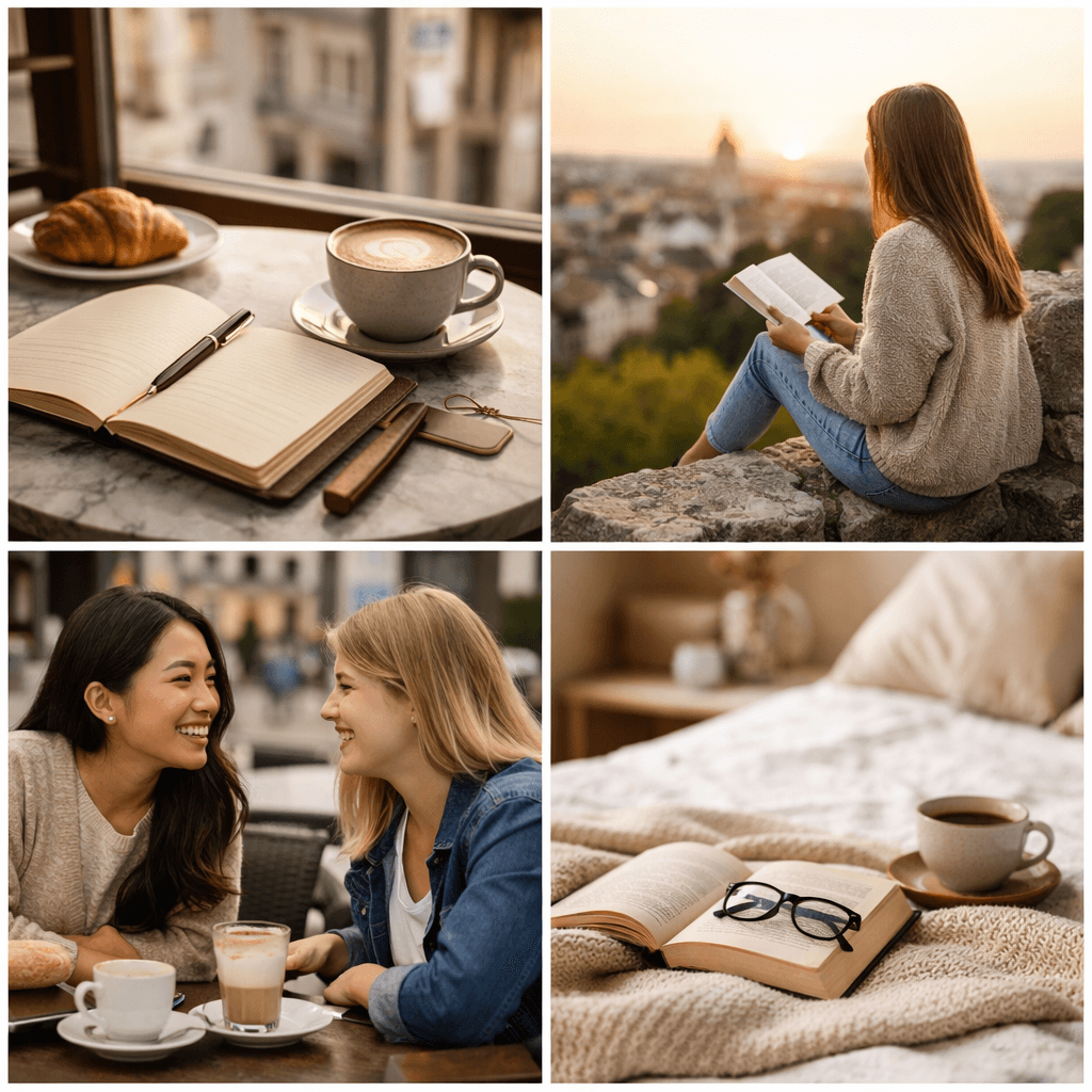 Abstract cover showcasing daily routines