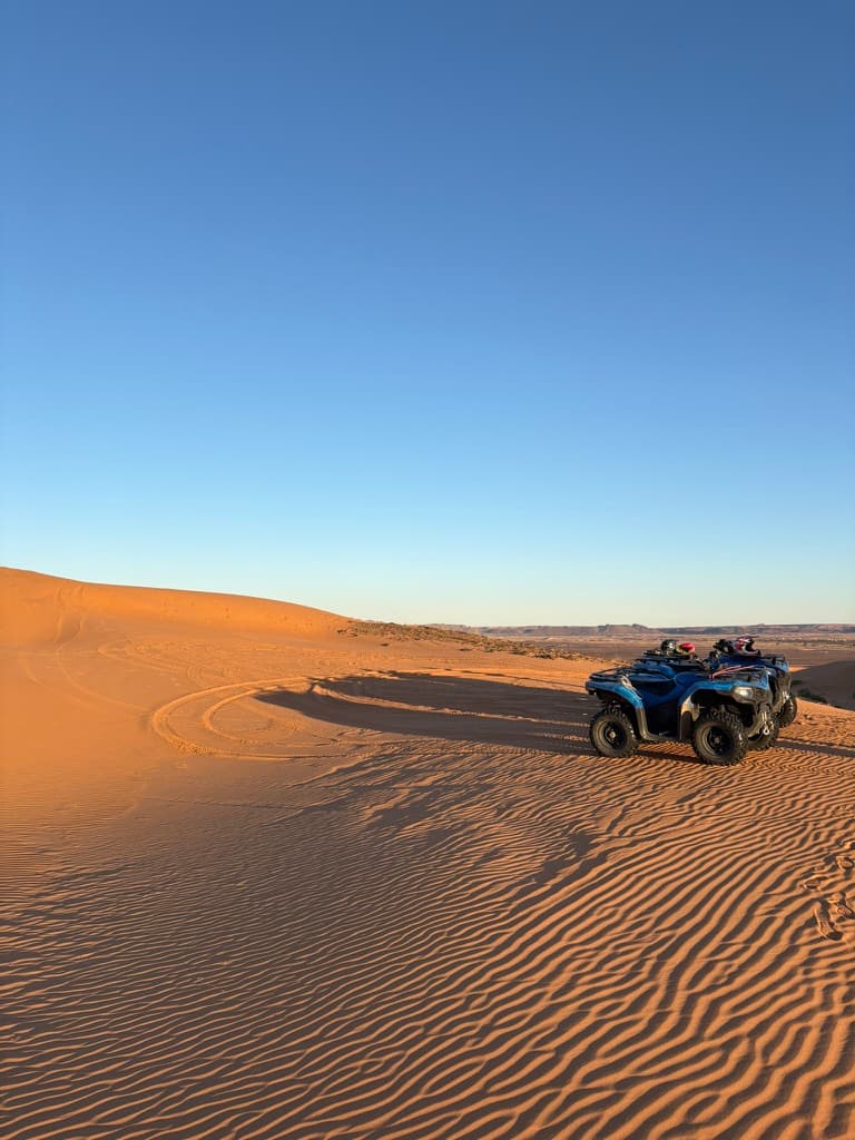 Dune bashing around Merzouga