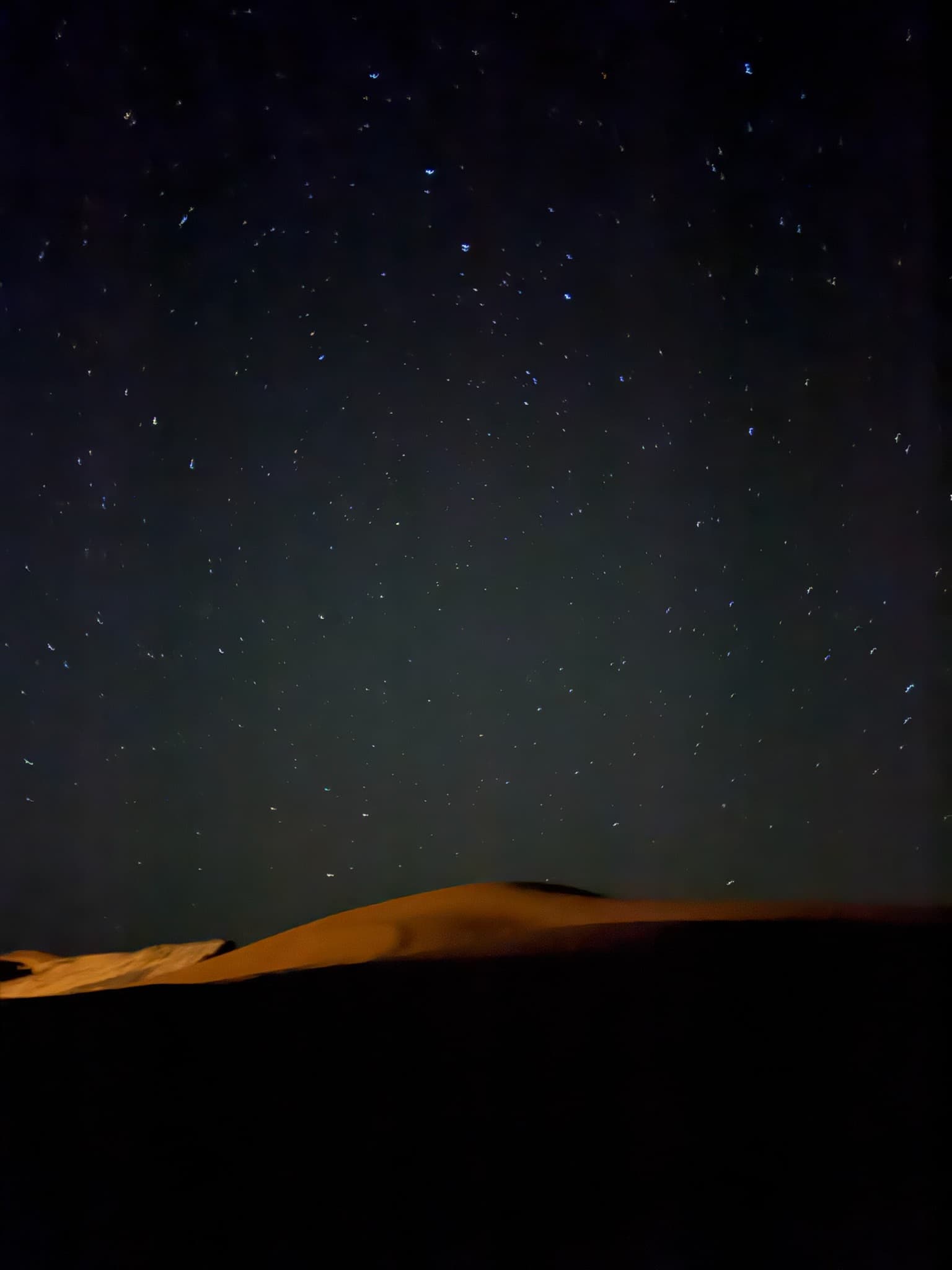 Starry night in the Merzouga Desert