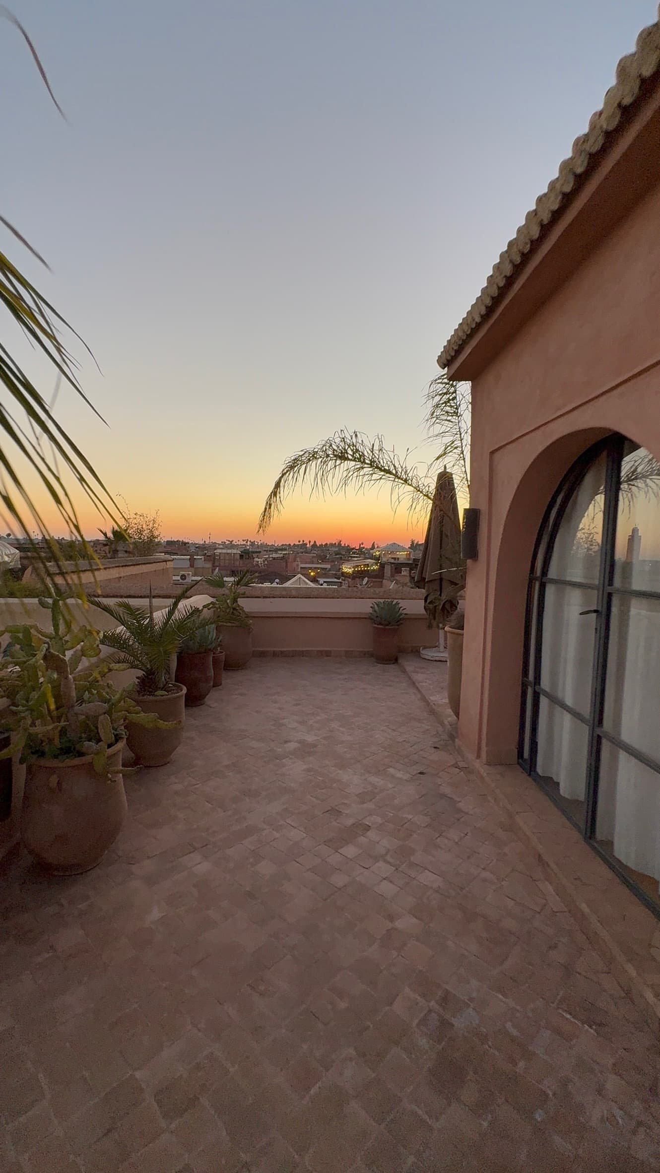 Rooftop terrace Riad K