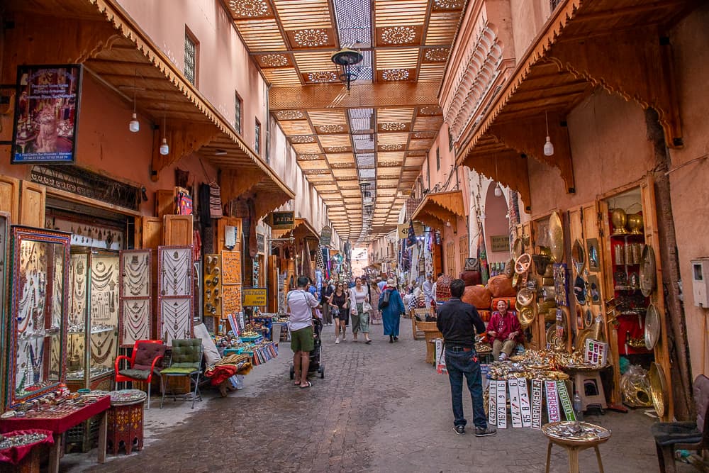 The alleys of the Marrakech Medina