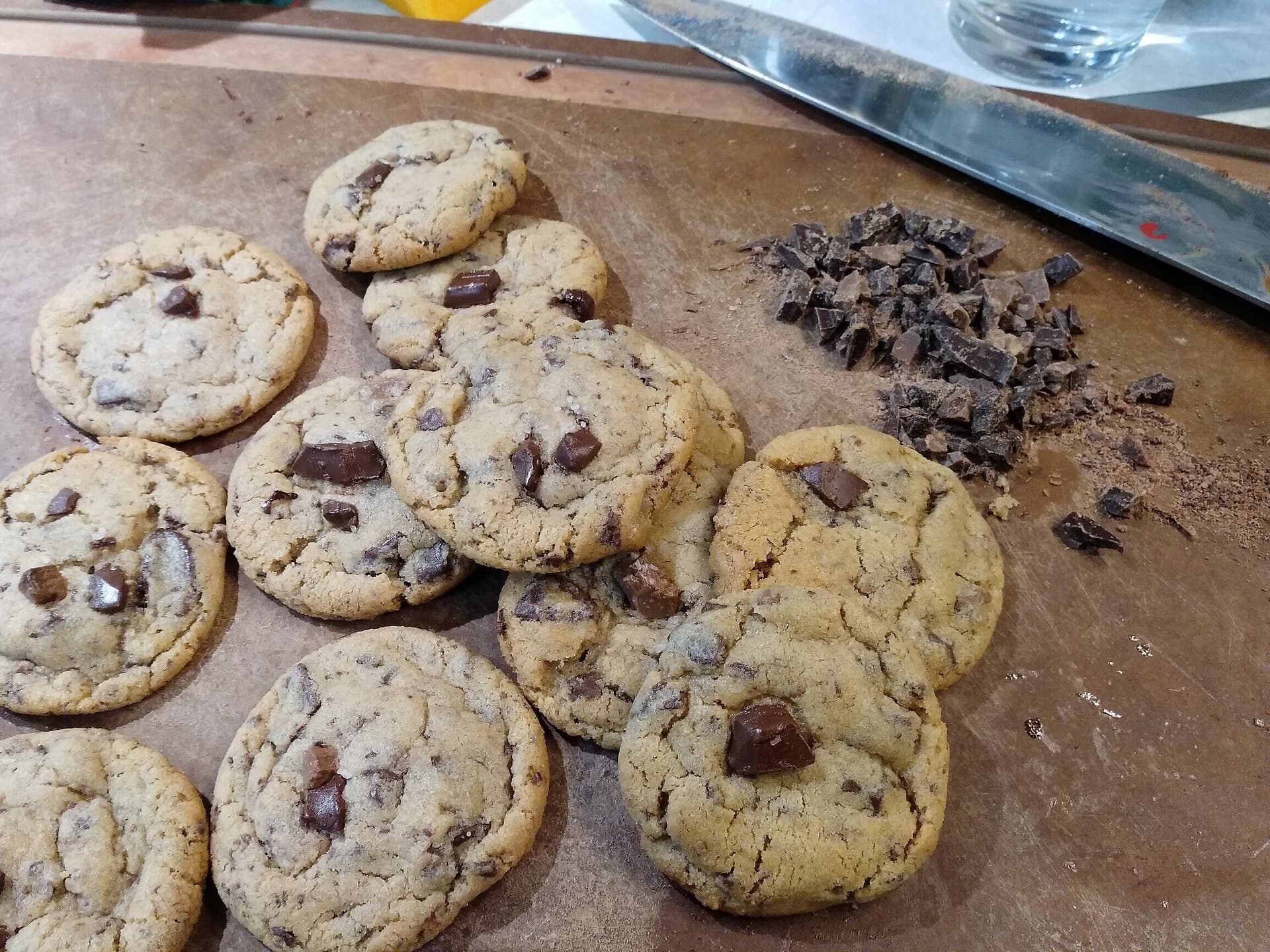 GR Stories | Homemade chocolate chip cookies with chopped chocolate